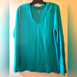 Old Navy Teal green, long sleeve tshirt